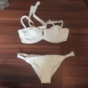 Monday Swimwear Cream Bikini Set